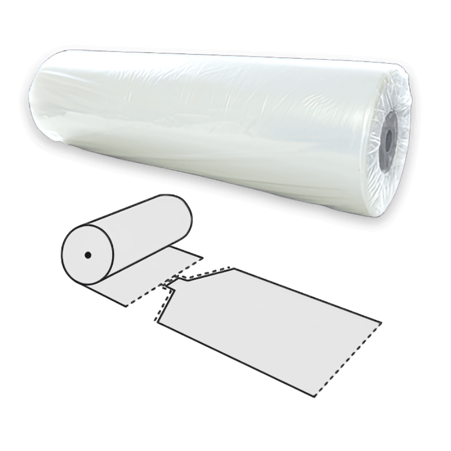 Abrissfolie 600 mm breit, 1500 mm lang, 500 Stück pro Rolle,  ``Klimaneutral pro